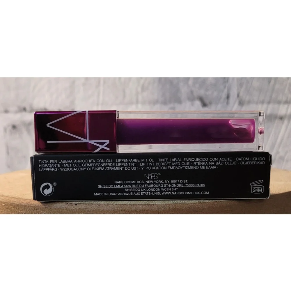 NARS Lip Tint Gloss Oil Infused Shade # 1144 Disco Infernal 5.7 ml New